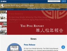 Tablet Screenshot of chinesehealthyaging.org